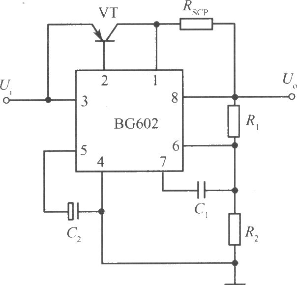 用PNP型功率晶体管扩流的BG602集成稳压电源