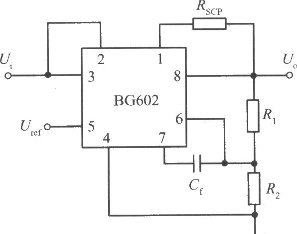 小功率集成稳压器BG602的标准应用电路