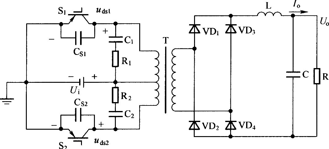 推挽式硬开关电路原理图