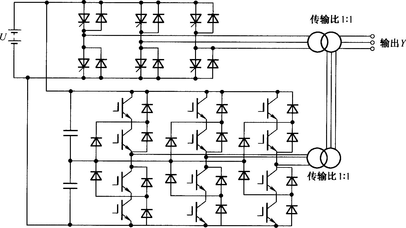 组合型混合多电平变换电路的拓扑结
