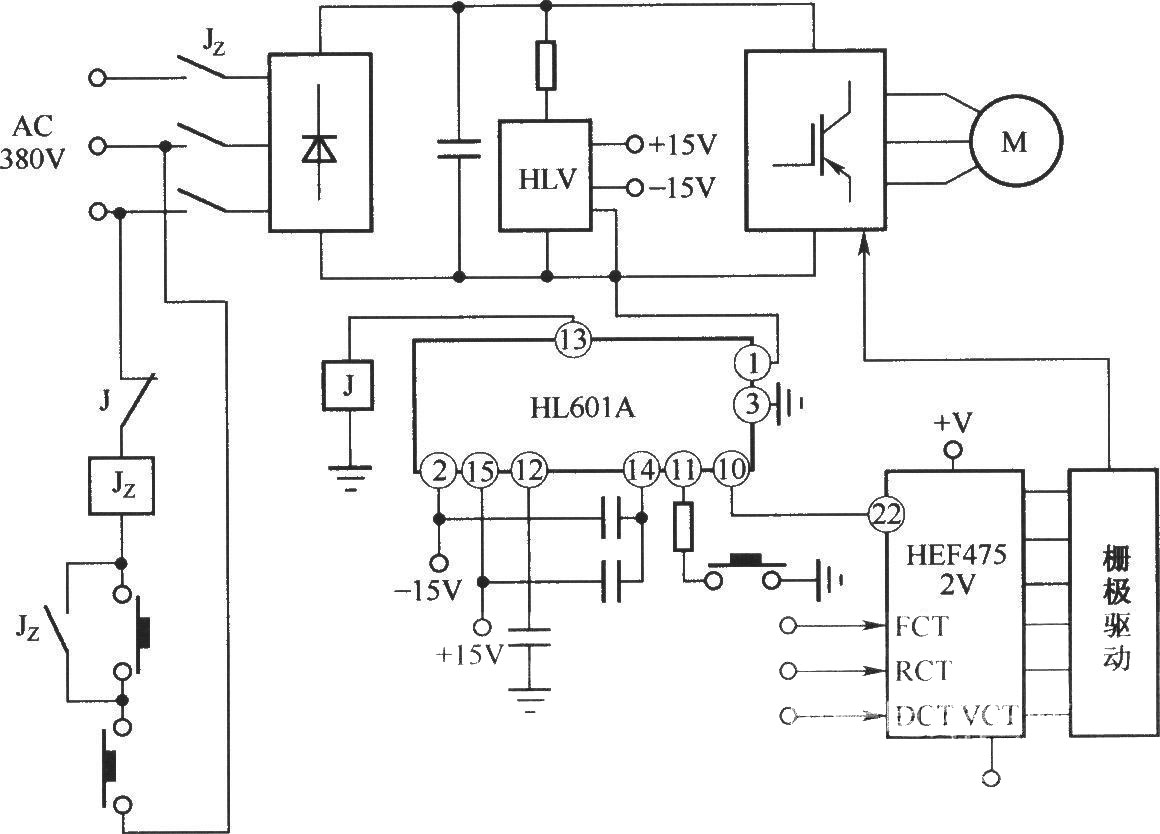 HL610A在三相变频调速系统中的应用