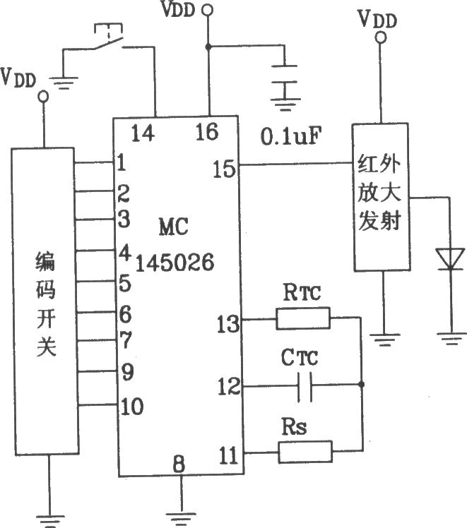 mc145027外形引脚图