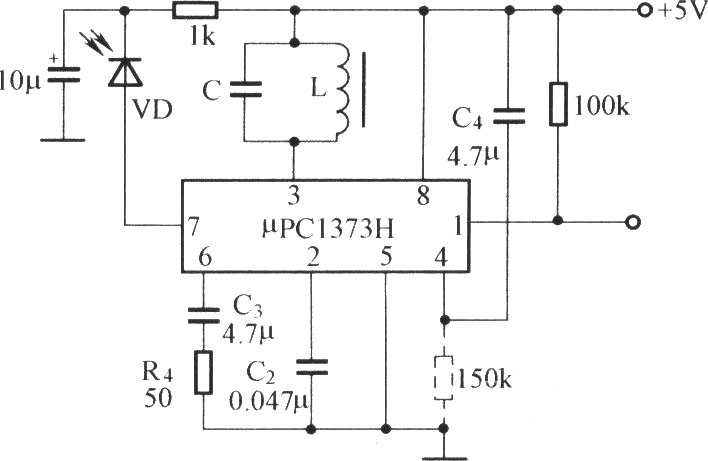 μPC1373H的应用电路