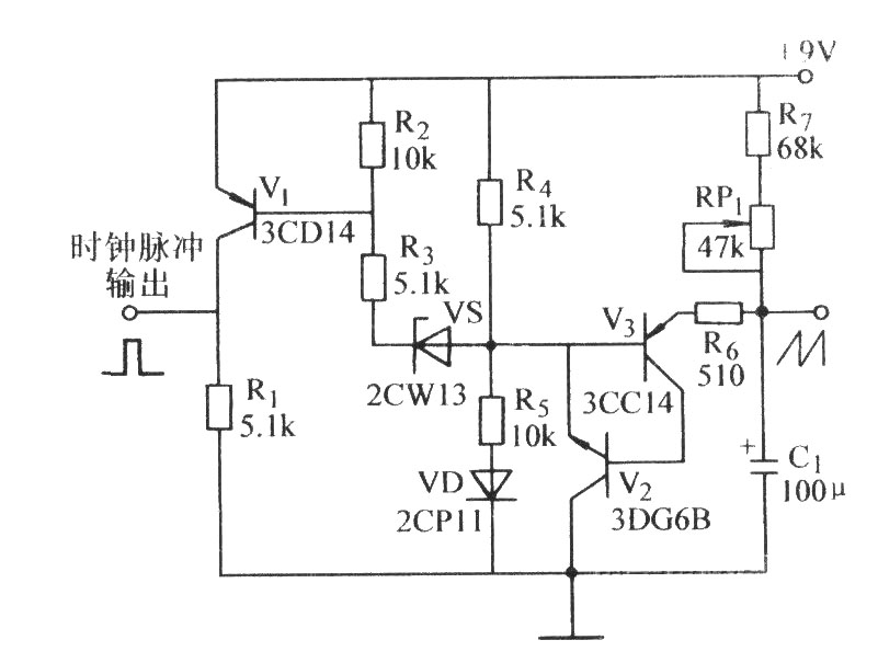 时标锯齿波发生电路