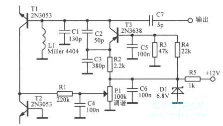 7MHz±50kHz振荡电路