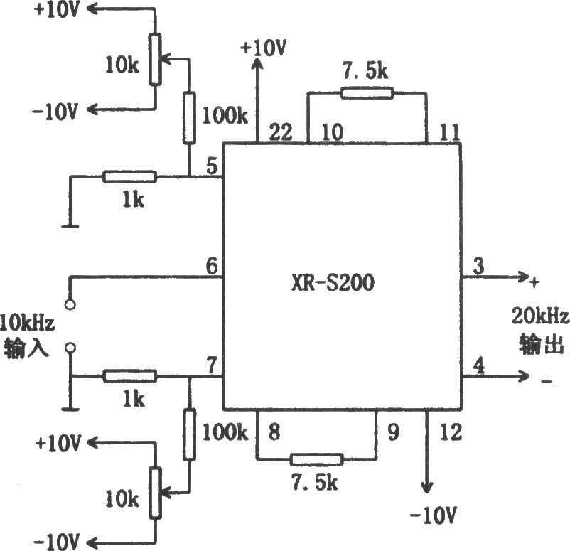 利用XR-S200构成的倍频器