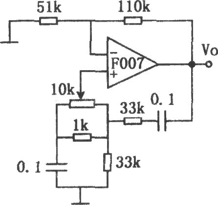 F007构成的低成本文氏振荡器