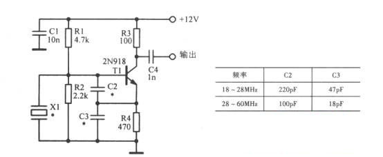 18～60MHz三次谐波振荡器