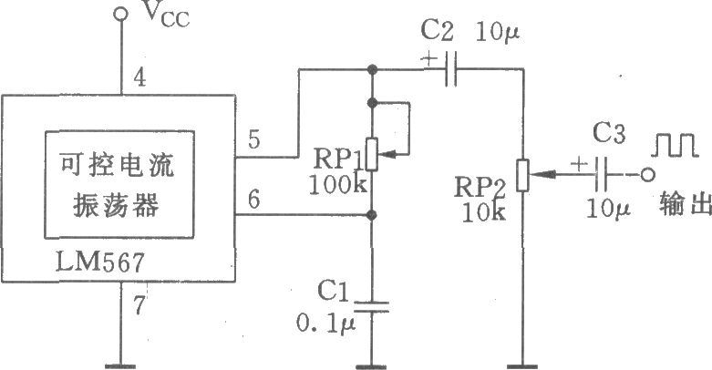 用LM567制作0.1Hz～500kHz信号源