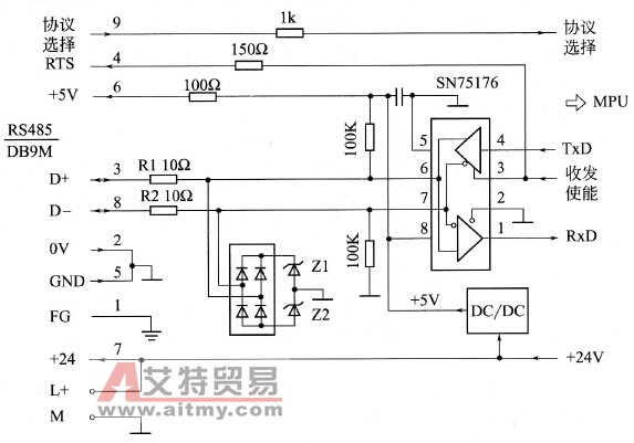 S7-200PLC的RS-485接口损坏故障检修实例