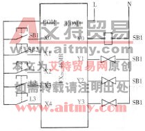 图3 -4 -4 多种液体混合装置外部接线图