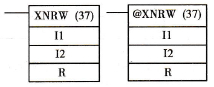 XNRW的梯形图符号