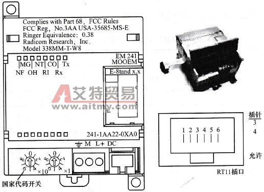 S7-200 PLC的调制解调器模块EM 241
