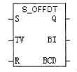 S7-300/400 PLC的断开延时定时器指令(S_OFFDT )