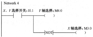 X/Y轴选择程序图