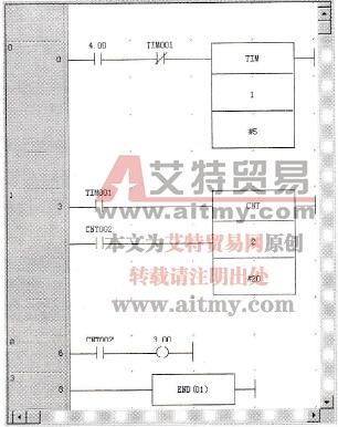 编程软件CX-P具有定时器和计数器的程序设计