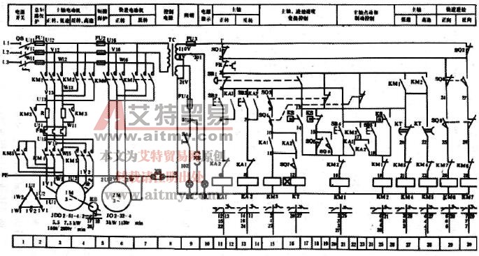 T68镗床主电路