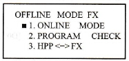 FX-20P-E编程器的脱机( OFFLINE)编程方式
