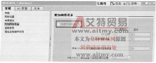 PROFIBUS网络中的附加网络设备
