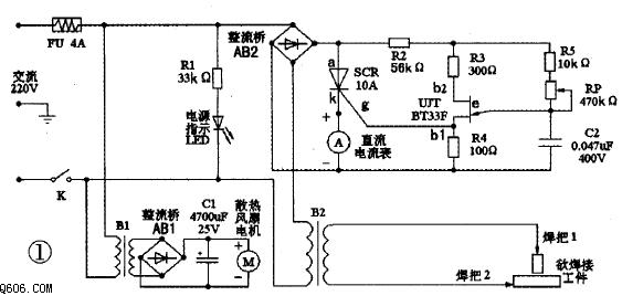 自制微型交流电焊机电路图