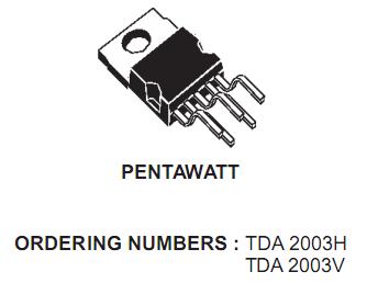 TDA2003 10W的汽车收音机音频放大器