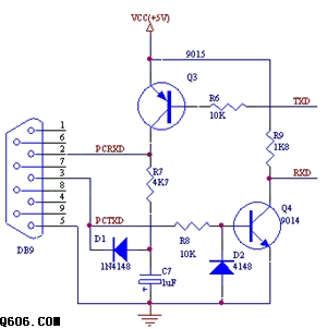 rs232接口电路图