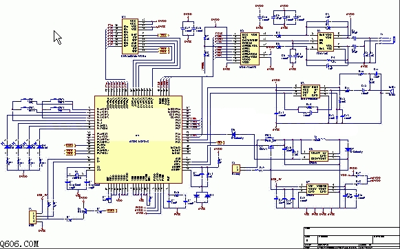 ATMEL AT89C51SND1 MP3电路原理图