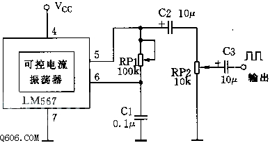 用lm567制作0．1hz一500khz信号源电路图