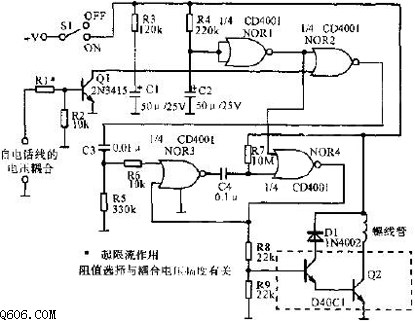 电话呼叫计数器电路图