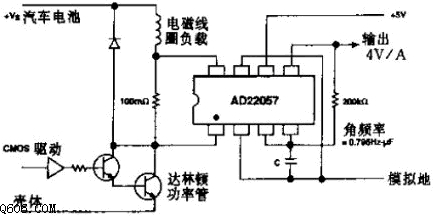 电流传感器接口电路图