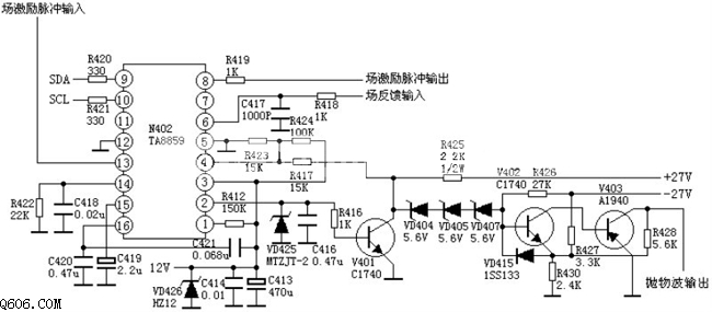 TA8859枕校电路图