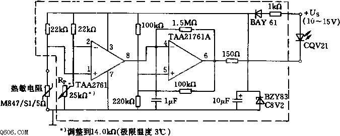温度报警电路图
