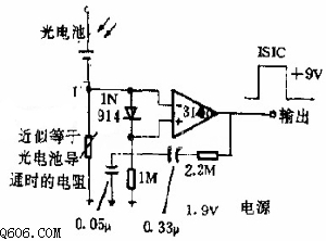 光线变化检测电路图