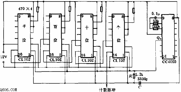 数字测速电路图