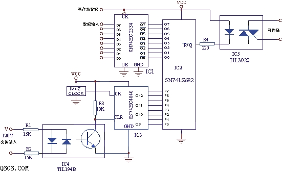 全数字双向可控硅电路图