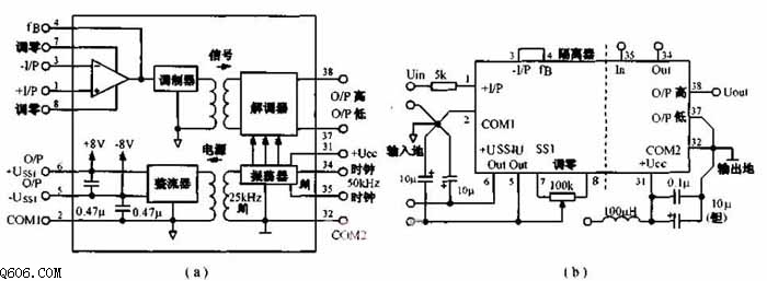 小型隔离放大器电路图