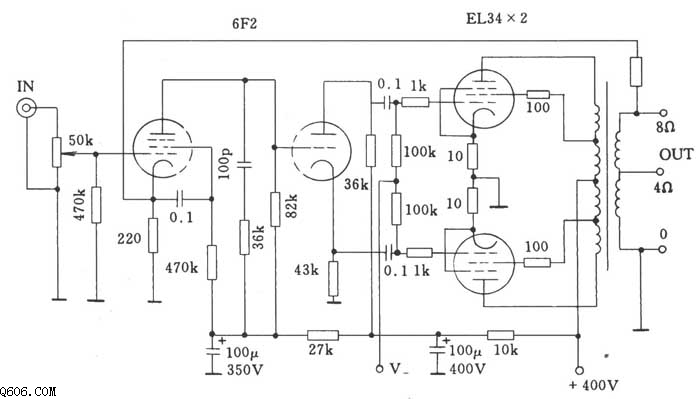 电子管Dynaco ST70功放电路图