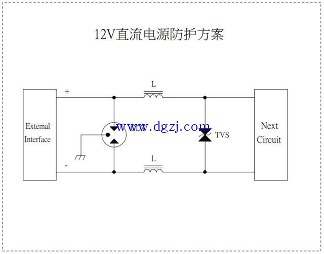 12V电源防护设计电路图分析