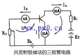 三极管电流分配原理和电流放大作用