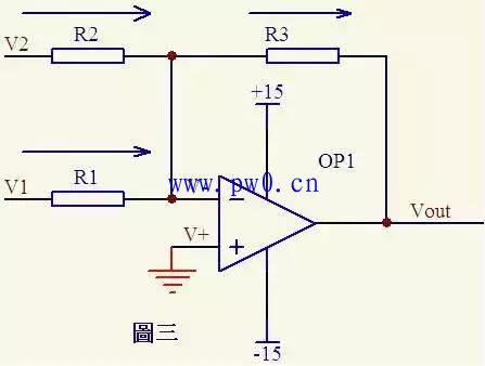 加法器减法器运算放大电路图详解