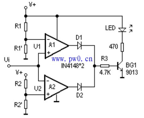 lm324比较器应用电路图