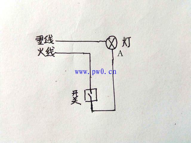 墙壁开关两股线没接上灯就亮的原因